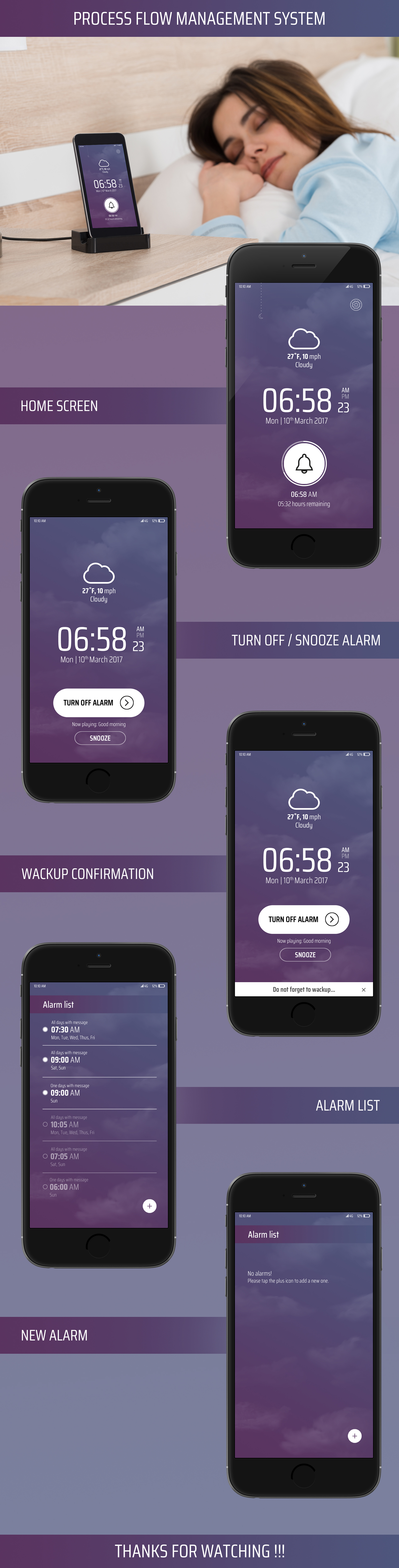 Alarm App Concept